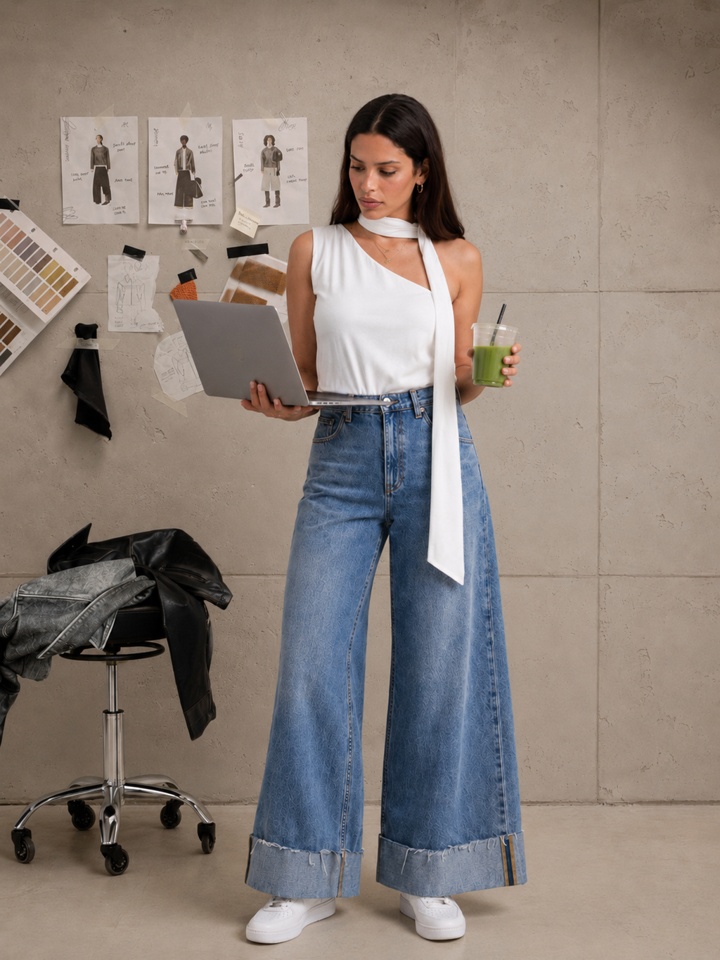 The Scarf Neck Blouse