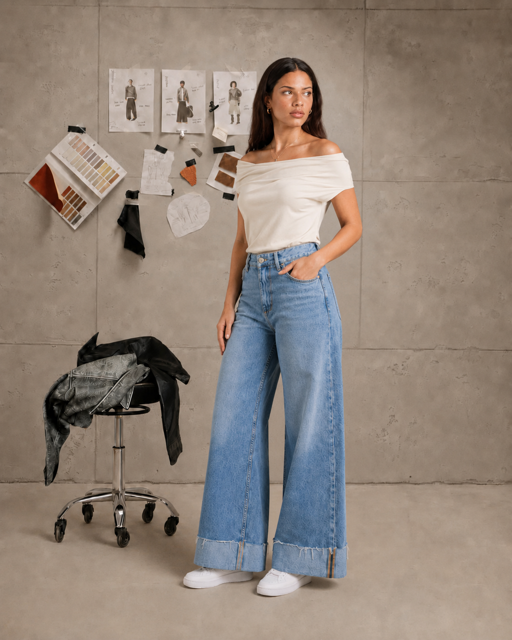The Drape Shoulder Top