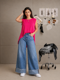 Fuchsia Flow Blouse