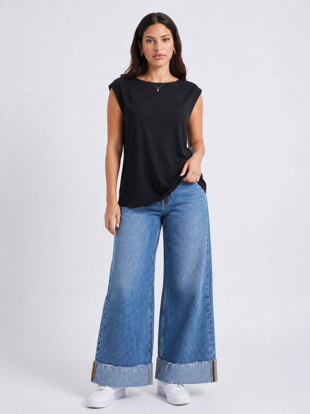 Flow Shoulder Lycra Top