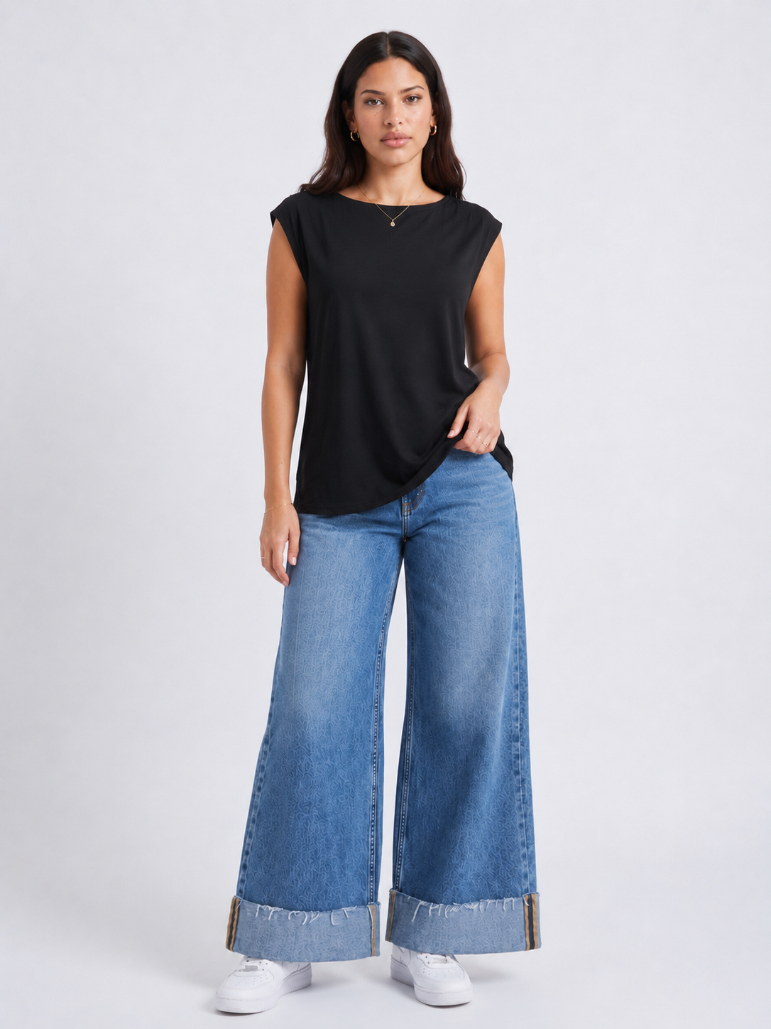 Flow Shoulder Lycra Top