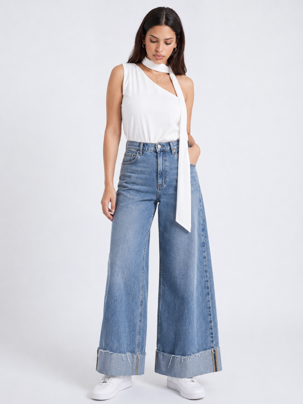 The Scarf Neck Blouse