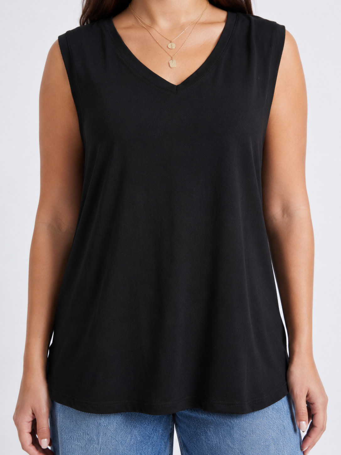 V-Neck Flow Blouse