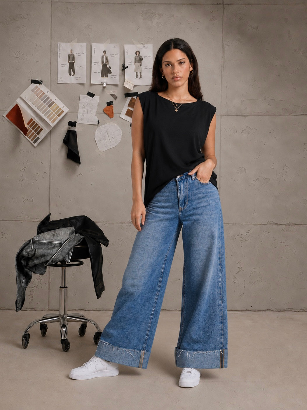 Flow Shoulder Lycra Top
